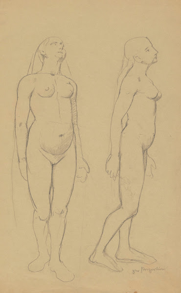 Two Female Nude Studies 1880   1900