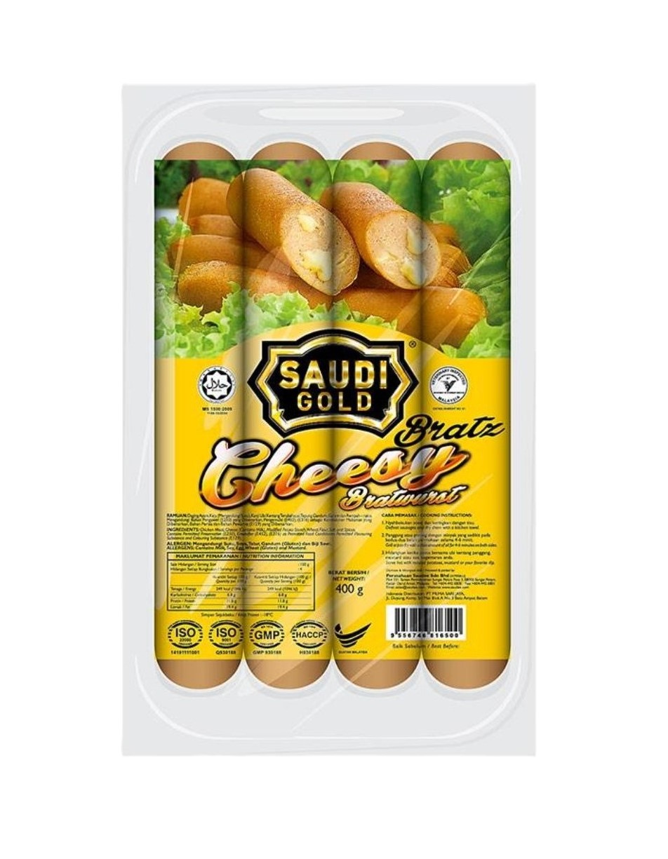Sg Cheesy Bratwurst 1Kg