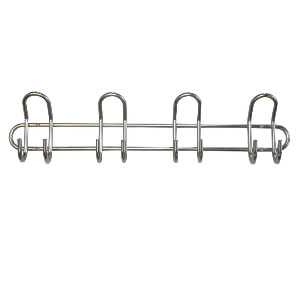 Perchero de acero niquelado Trendy Loft™ con 8 ganchos