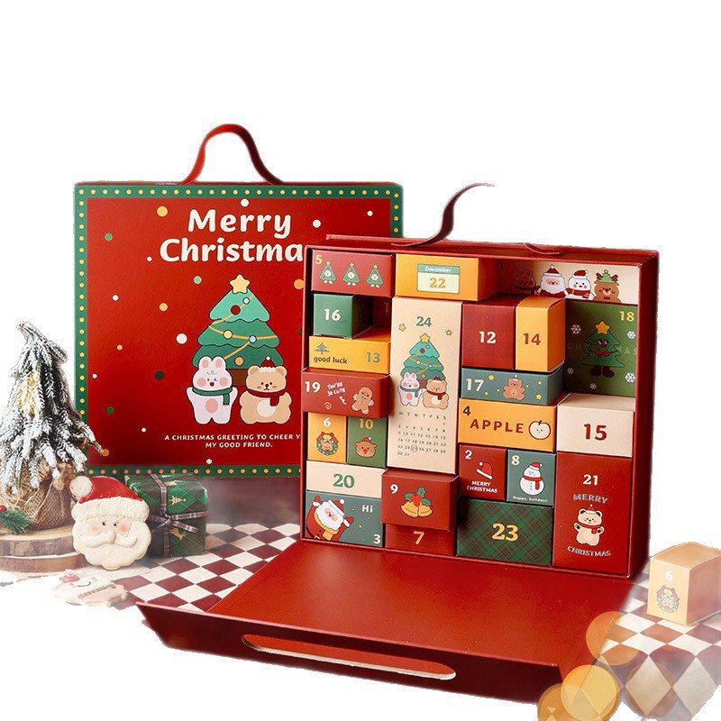 Christmas Advent Calendar Box, 24 Compartments