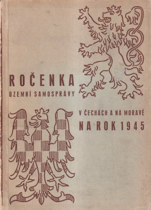 Ročenka územní samosprávy v Čechách a na Moravě na rok 1945