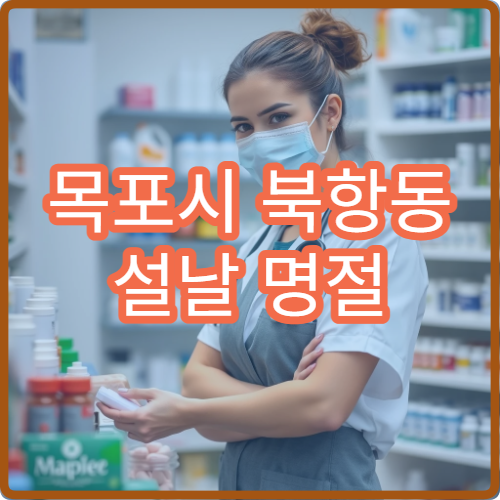 목포시 북항동 설날 명절 연휴 운영하는 당직 약국