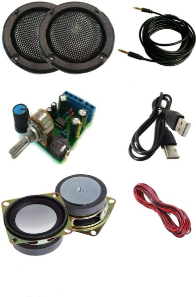 Arcade Express Kit Pareja de Altavoces 4 Pulgadas con Rejillas Negras