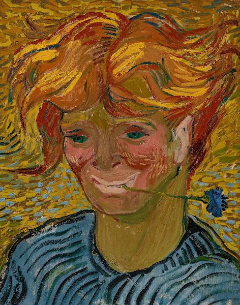 Jeune homme au bleuet 1890
