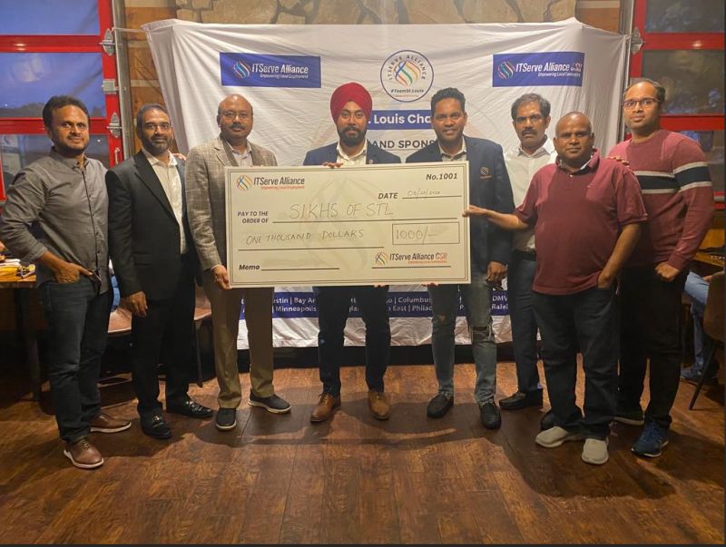 ITServe St Louis Chapter CSR Event Aug 2023 Donates Towards Disaster Relief