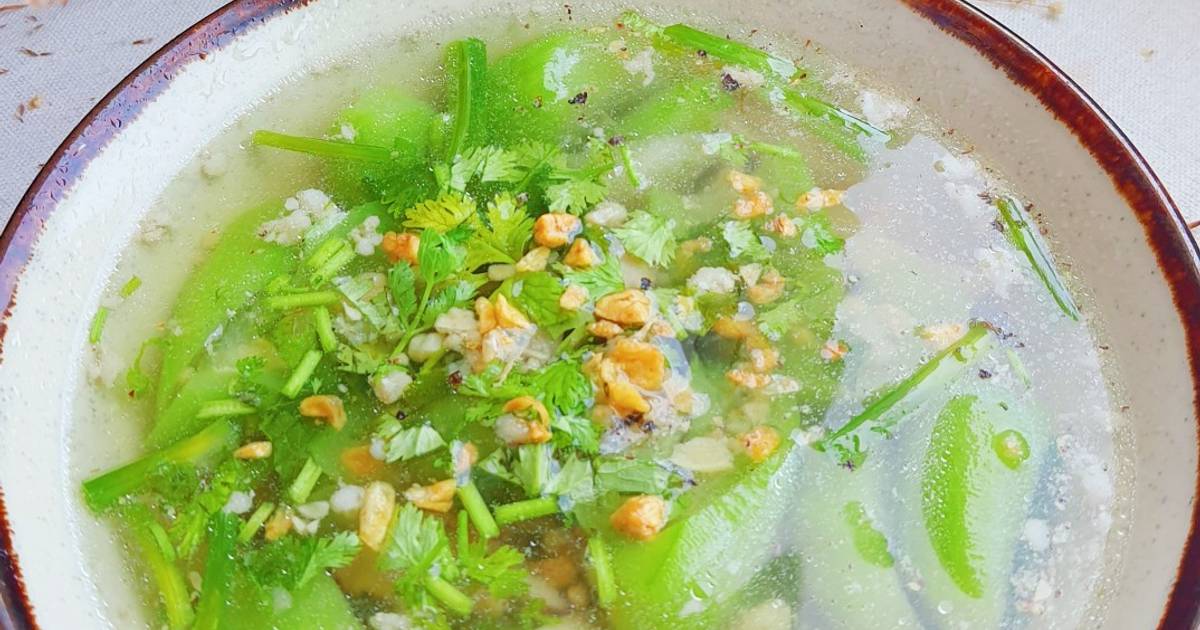 🔸️CANH MƯỚP NẤM ĐÙI GÀ NẤU THỊT BĂM