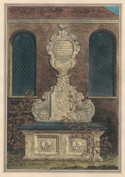 Tomb of Hunting Shaw from Hampton Churchyard 1796 1811