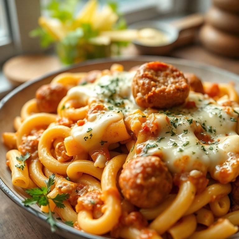 High Protein Cottage Cheese Pasta Sauce with Turkey Sausage – Creamy, Quick & Protein‑Packed Dinner