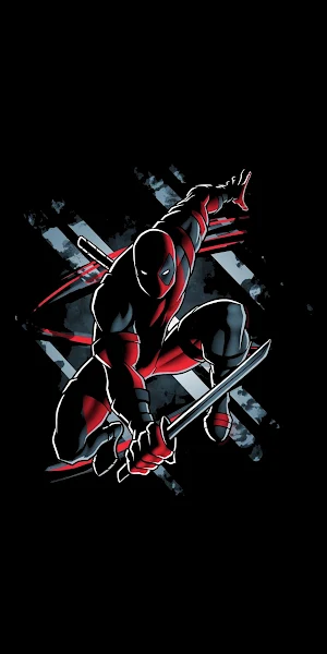 Deadpool, Marvel, Comic, Sword Full HD iPhone Wallpaper Background