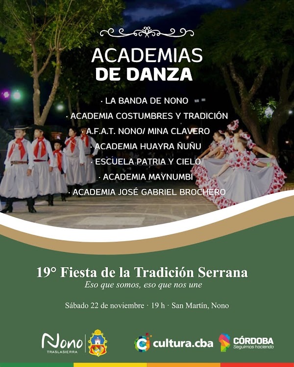 🎉 19° FIESTA DE LA TRADICIÓN SERRANA 🎉