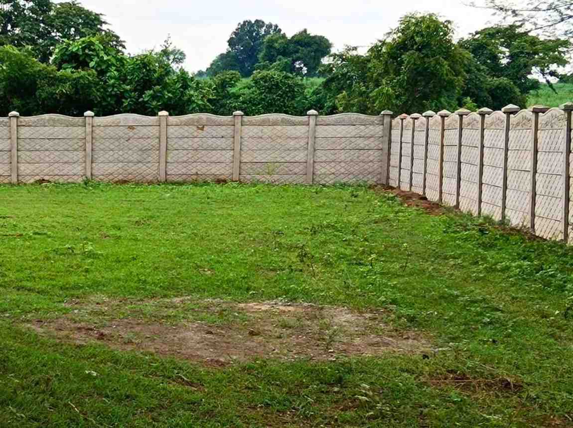 Brick finish textured compound wall installed at Salugara, Siliguri