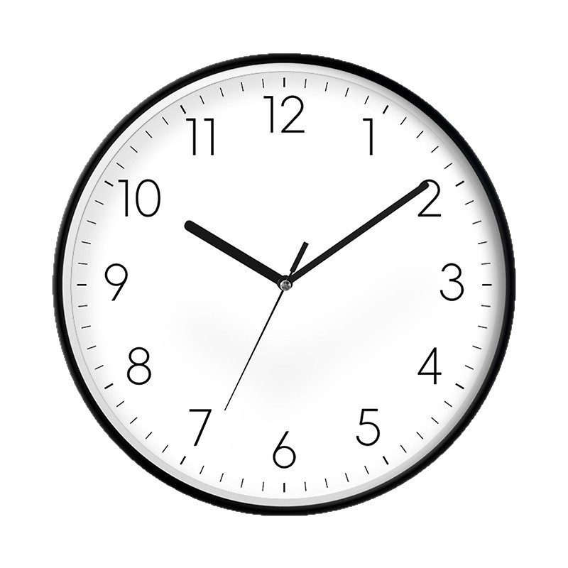 Quarz-Wanduhr, Kunststoff, Zeiger, 20–40 cm