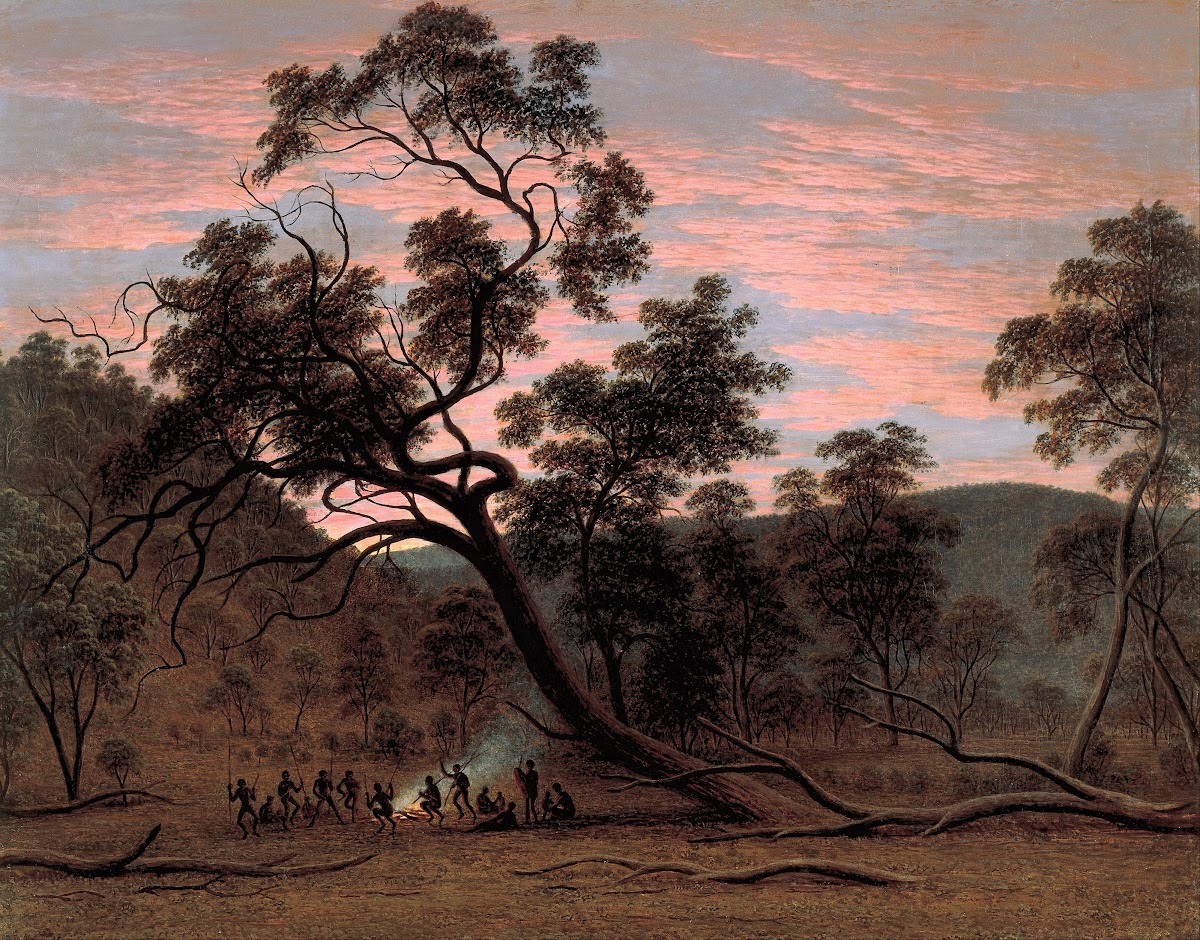A Corroboree Of Natives In Mills Plains 1832