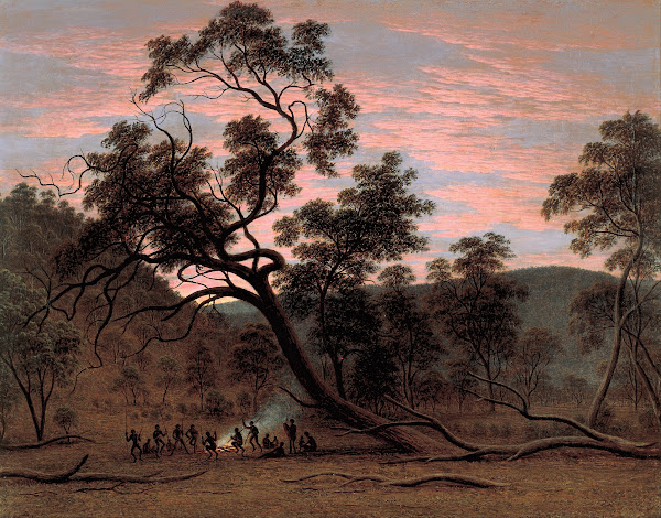 A Corroboree Of Natives In Mills Plains 1832