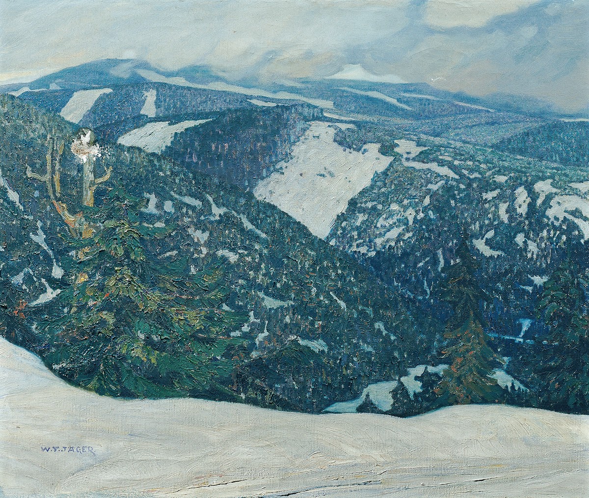 Isergebirgslandschaft 1915