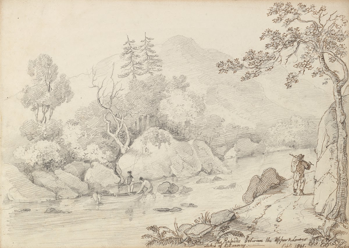 The Rapids between the Upper and Lower Lakes of Killarney September 1841 1841