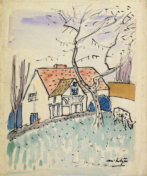 Cottage and calf