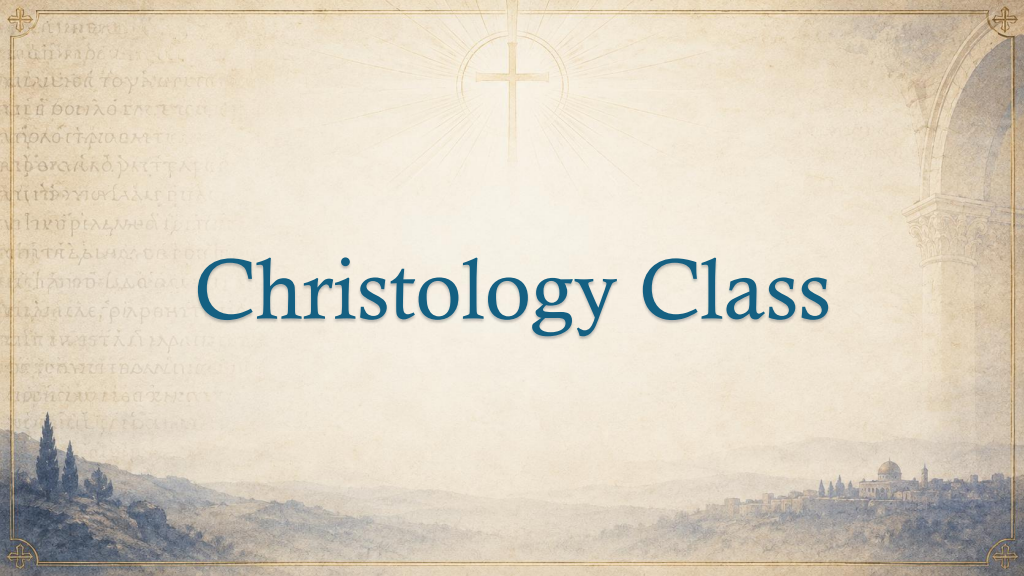 Christology Class — series title slide