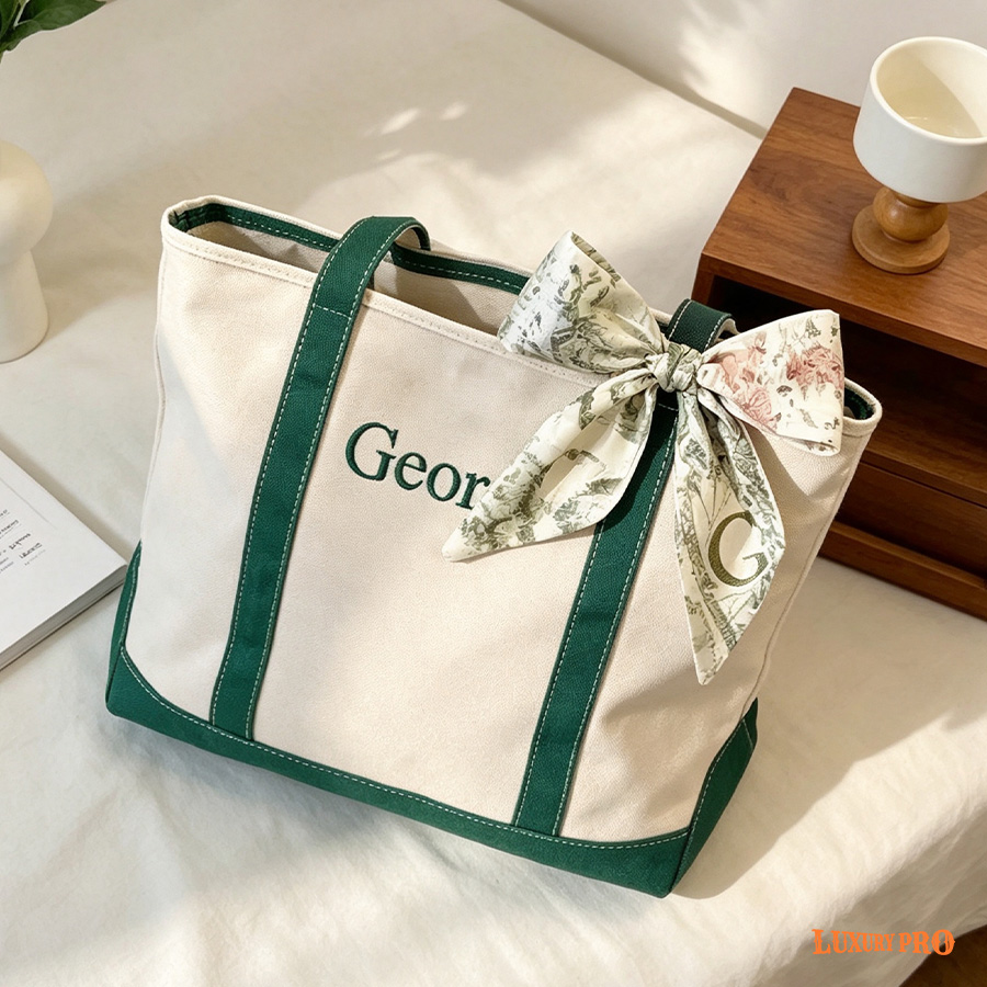 Bow Canvas Boat Bag