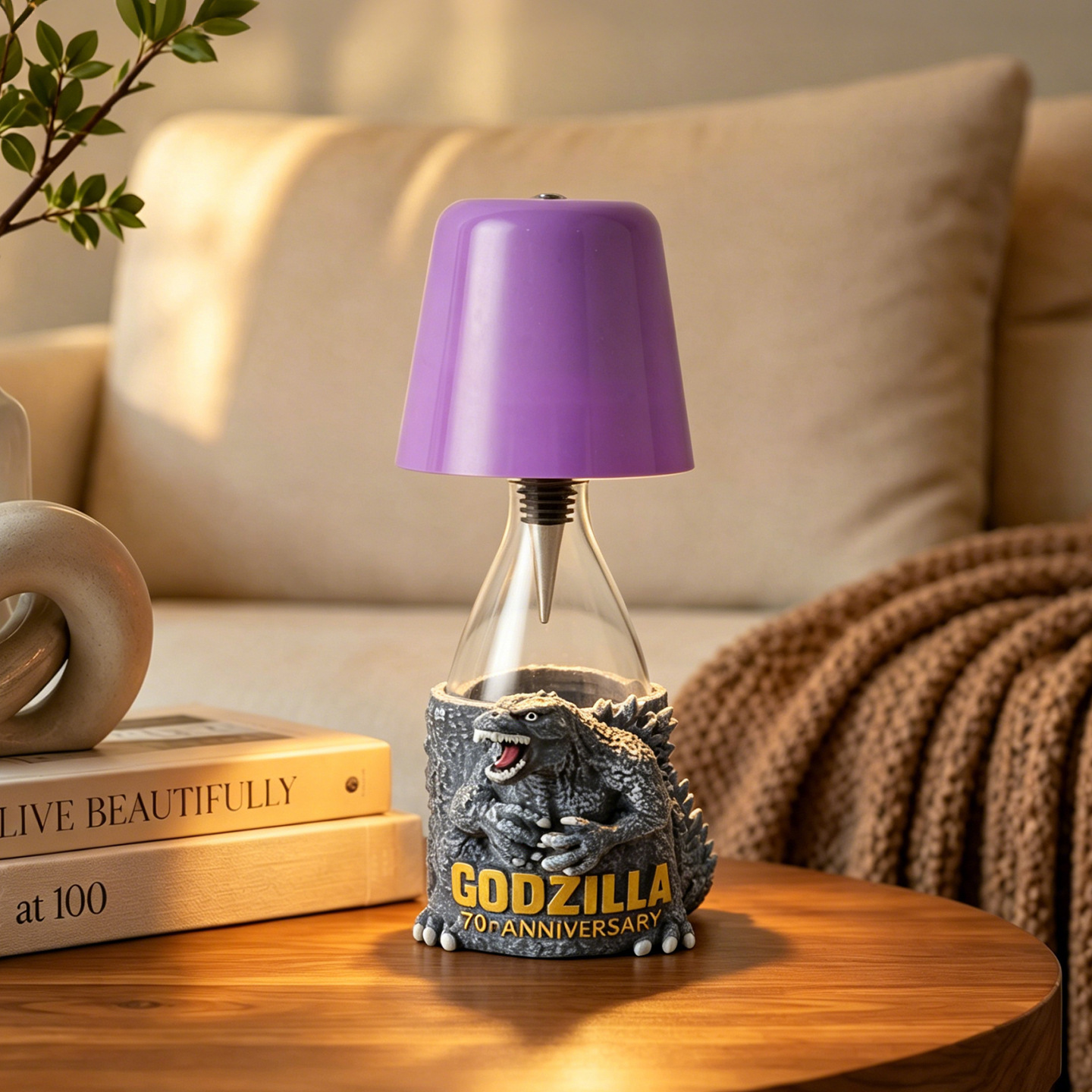 Godzilla-Figuren-Tischleuchte