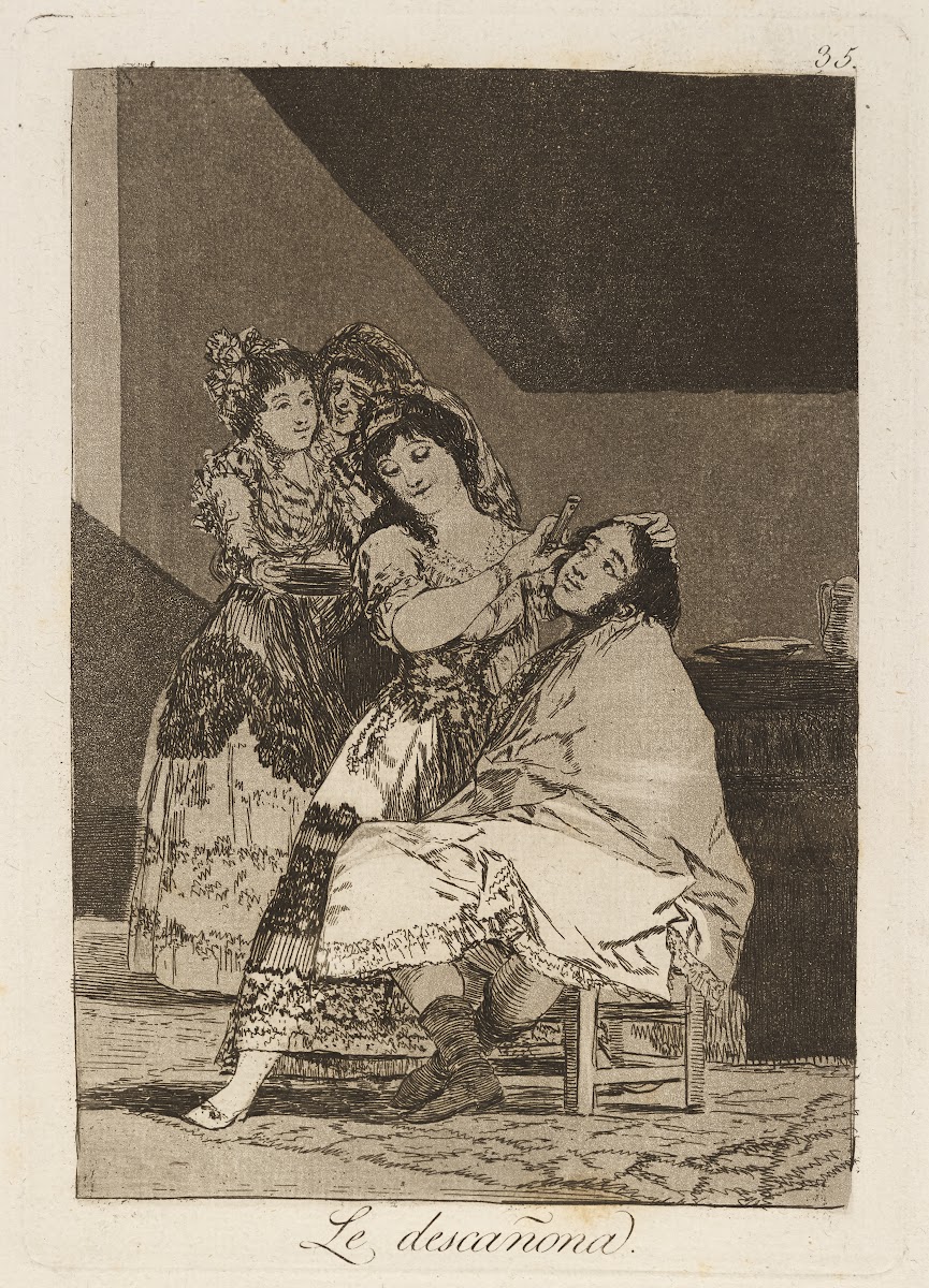 Le descañona She fleeces him 1796 1797