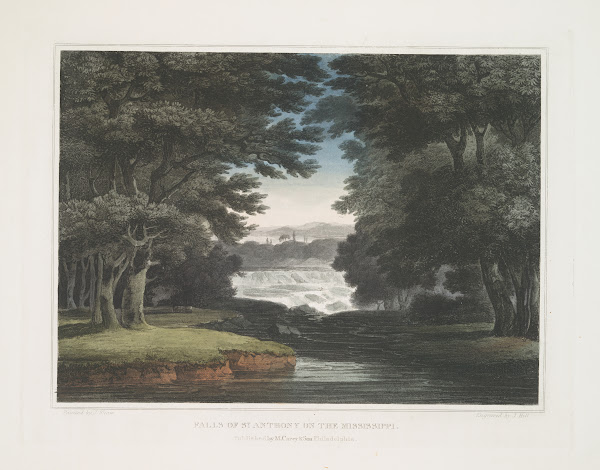 Falls of St Anthony on the Mississippi 1819   1821
