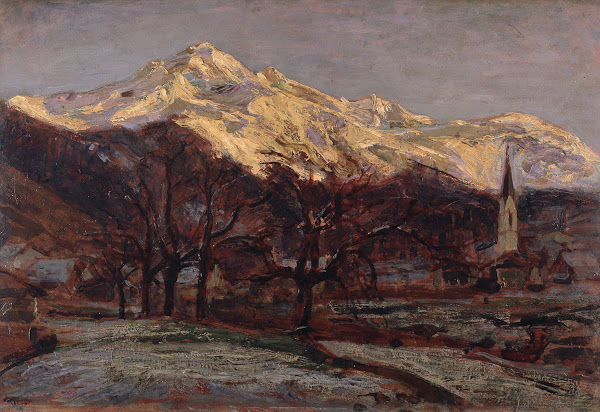 Dawn In The Mountains 19th Century