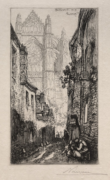 Narrow Street Beauvais Une Ruelle Beauvais 1905