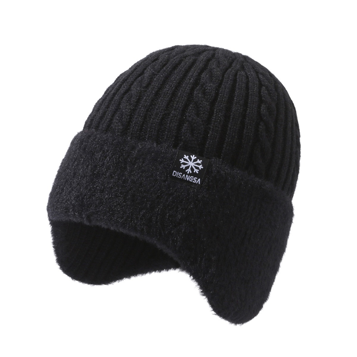 Men's Knit Set: Thick Beanie and Neck Protection