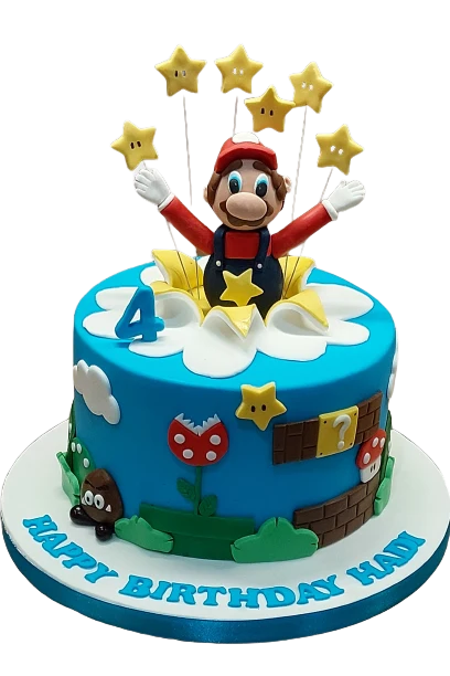 Super Mario Themed Birthday Cake CB-NC587