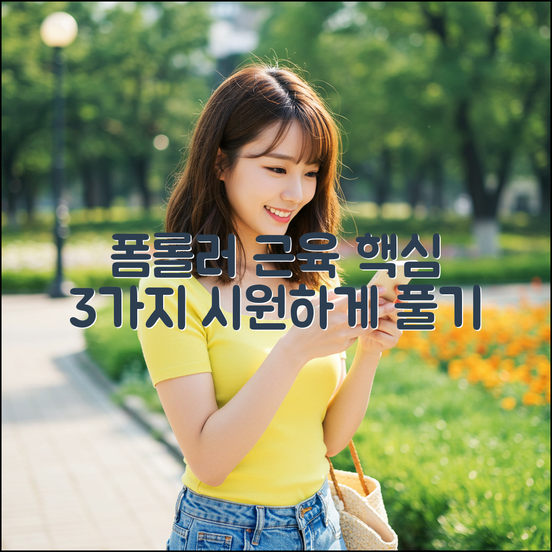 폼롤러 스트레칭: 굳은 근육 3가지 핵심 풀기