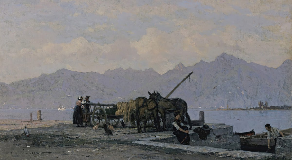 View Of Lake Geneva 1878