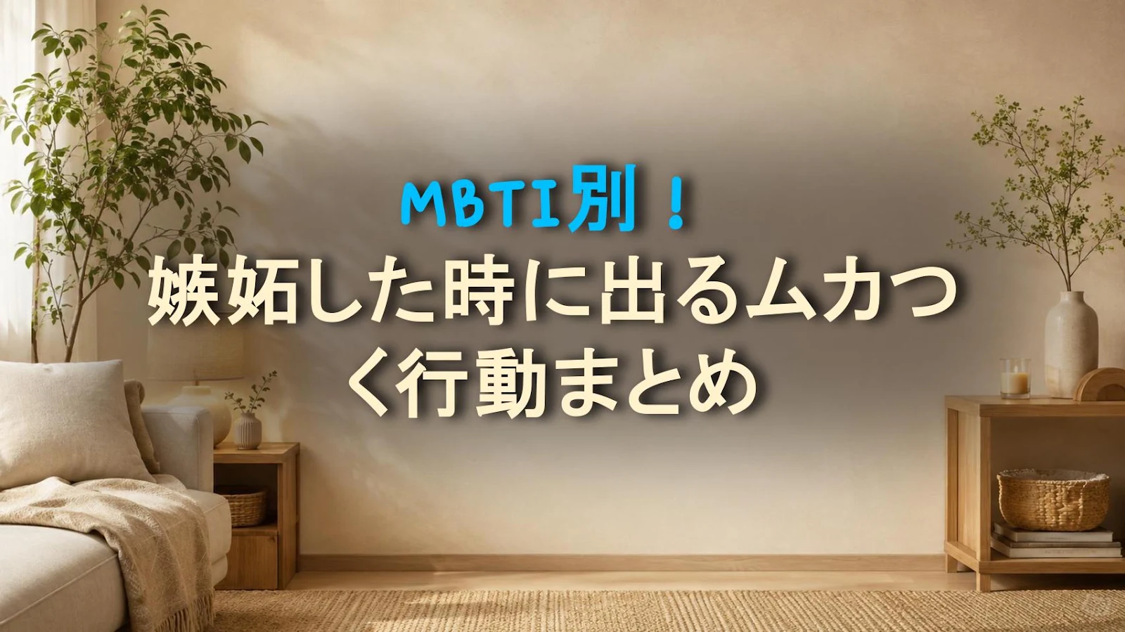MBTI別！嫉妬した時に出るムカつく行動まとめ