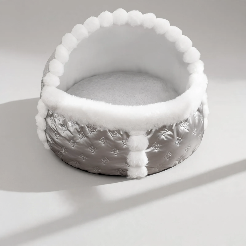Semi-open Warm Bed for Dogs and Cats