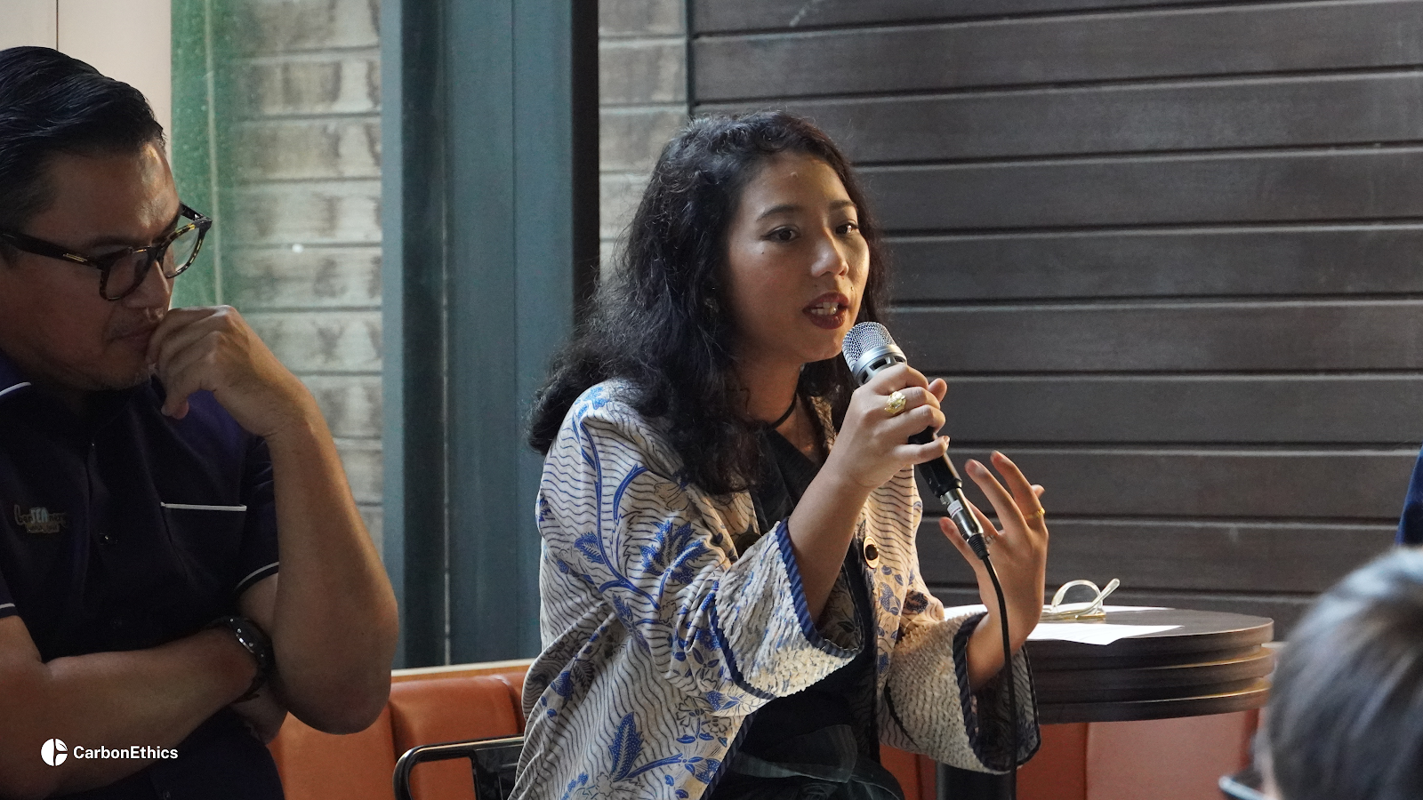 Innandya Kusumawardhani, Chief Operating Officer of CarbonEthics, shared lessons learnt from our direct community engagement