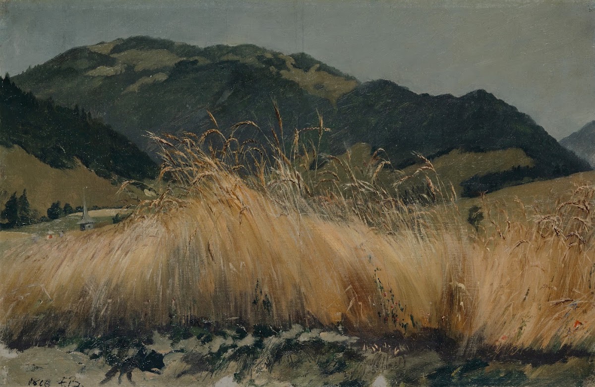 Rye field in the Jura 1863