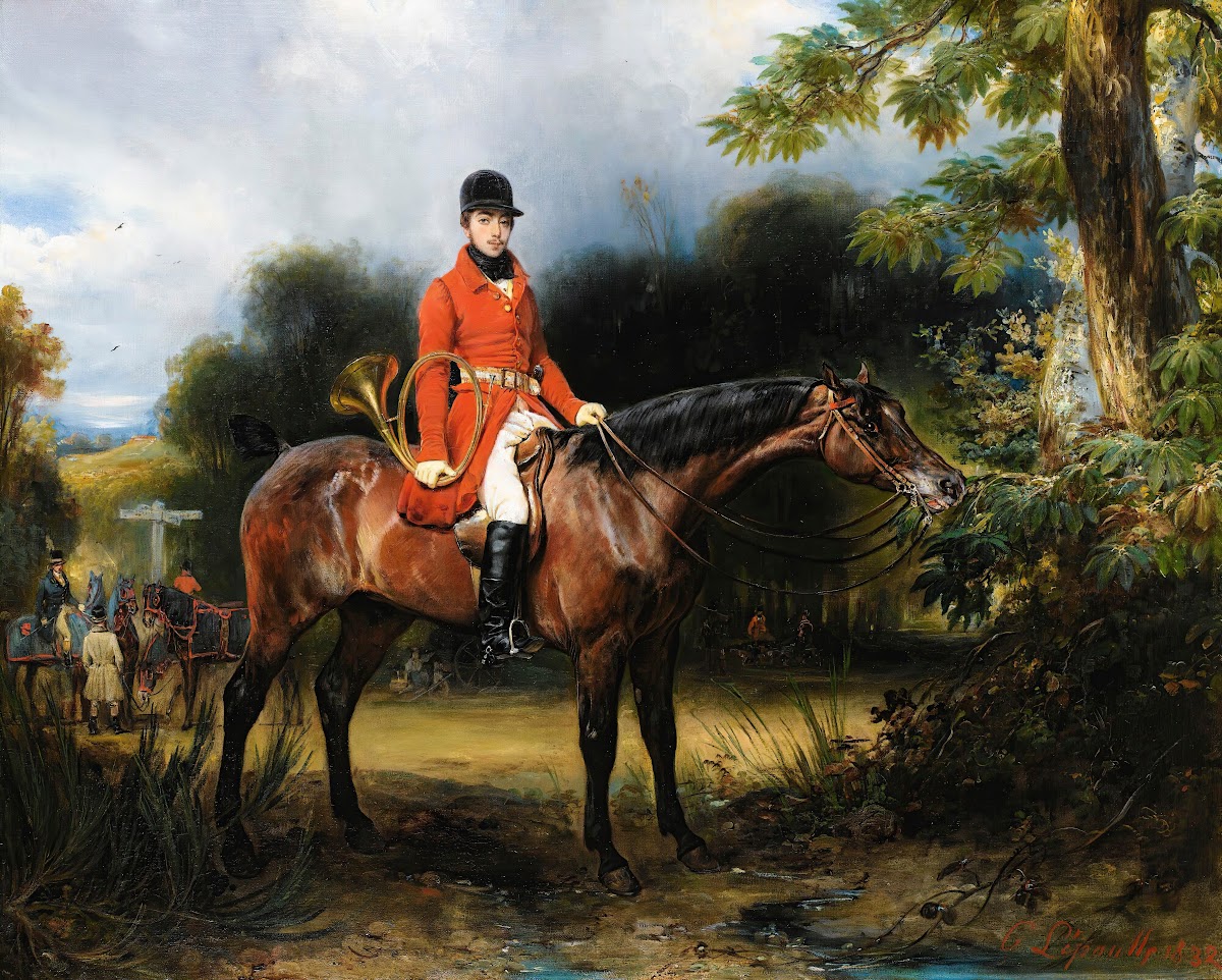 Presumed portrait of future Comte de Plaisance 1832