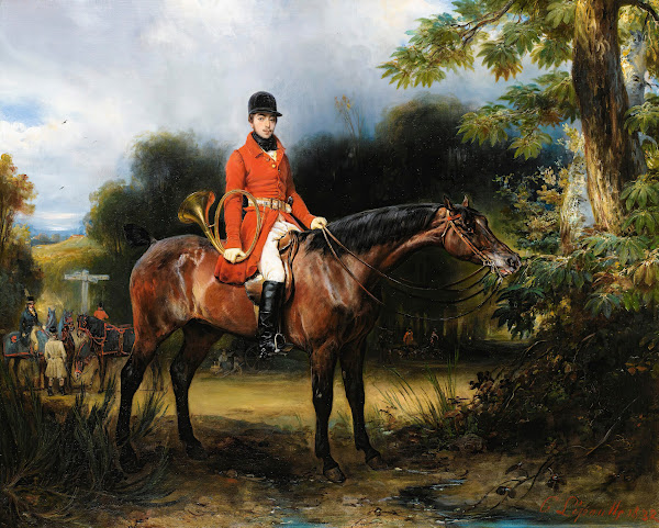 Presumed portrait of future Comte de Plaisance 1832