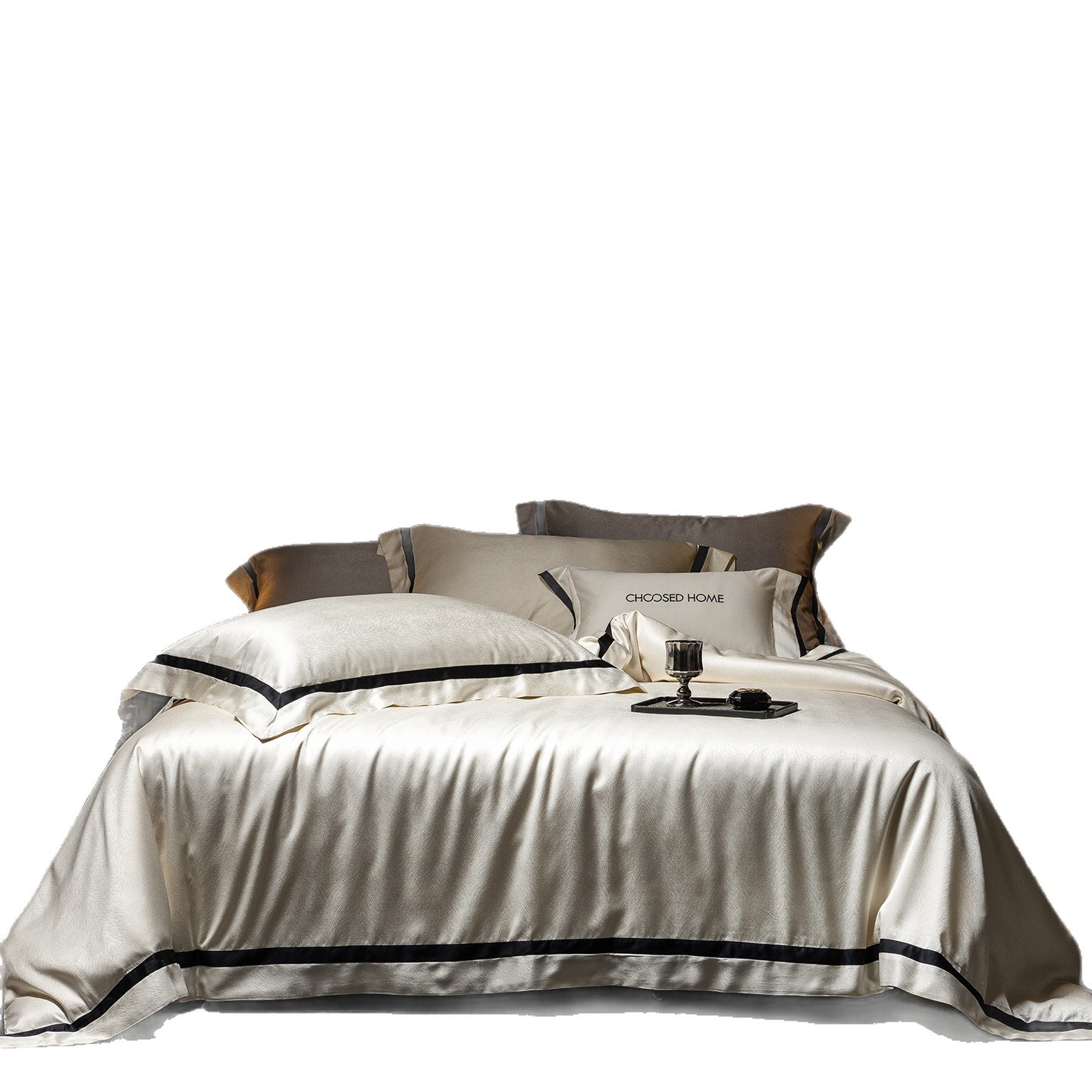 Long-Staple Cotton Bedding Set, 4-Piece, 100 Thread Count