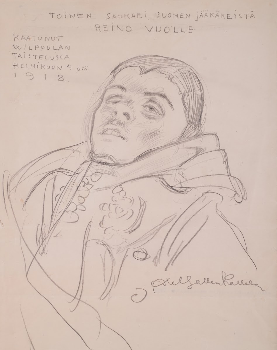 Reino Vuolle kaatunut jääkäri 1918