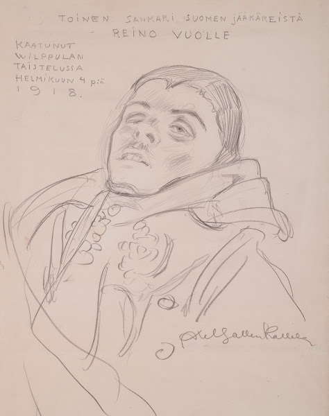 Reino Vuolle kaatunut jääkäri 1918