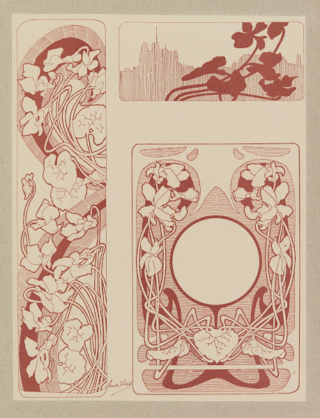 Compositions ornementales pour le cuir et la pyrogravure Pl12 1904