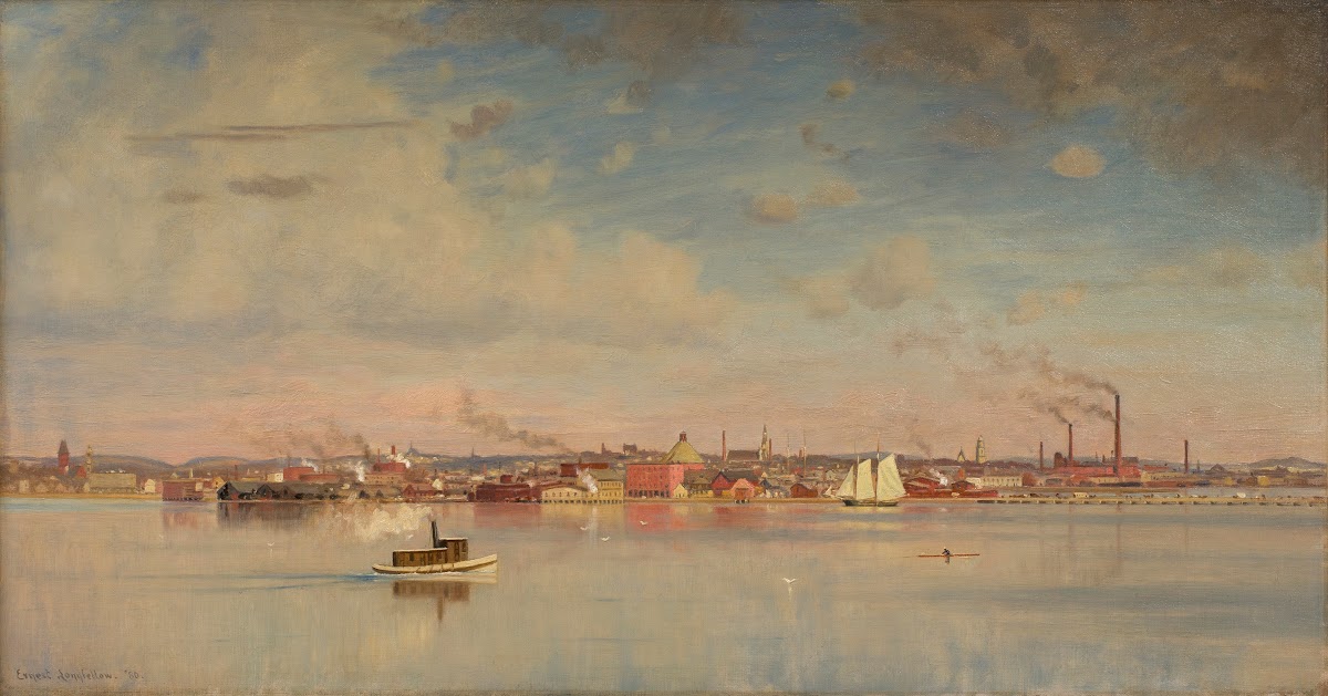 View of Cambridge from the Inner Basin 1880