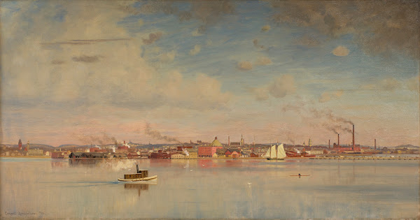 View of Cambridge from the Inner Basin 1880