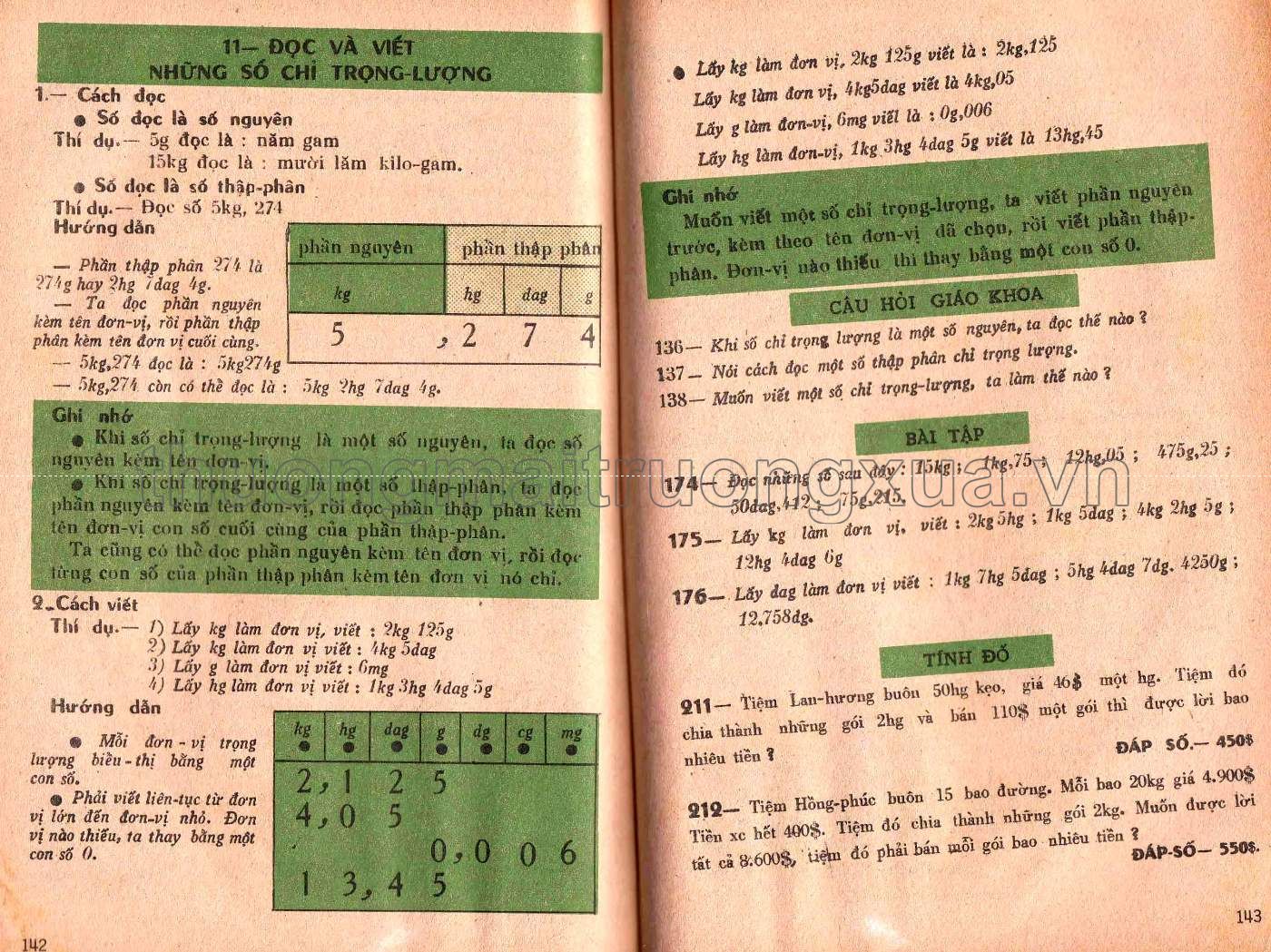 Toán pháp lớp 4 (1974) - Trang 72