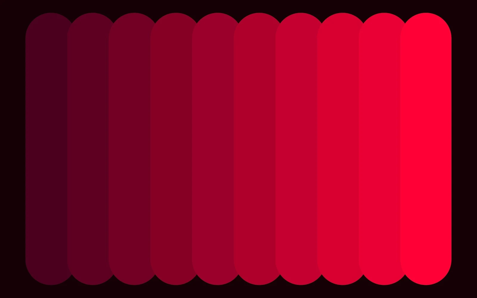 Red Gradient Vertical Bars - Digital Abstract Art 5K Wallpaper (6144x3840)