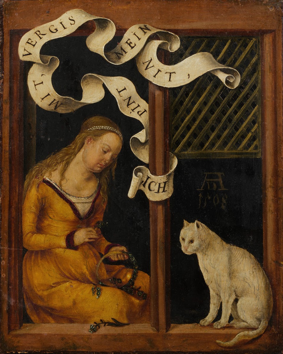 Girl Making a Garland ca 1508