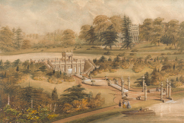 Design For Cowley Manor Gloucestershire Between 1855 And 1860