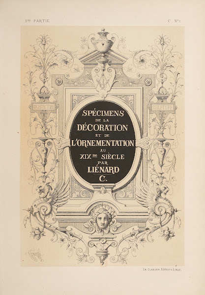 Frontispice genre néo grec 1866