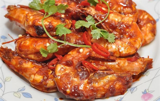 Tôm Chiên Sốt Cà Chua